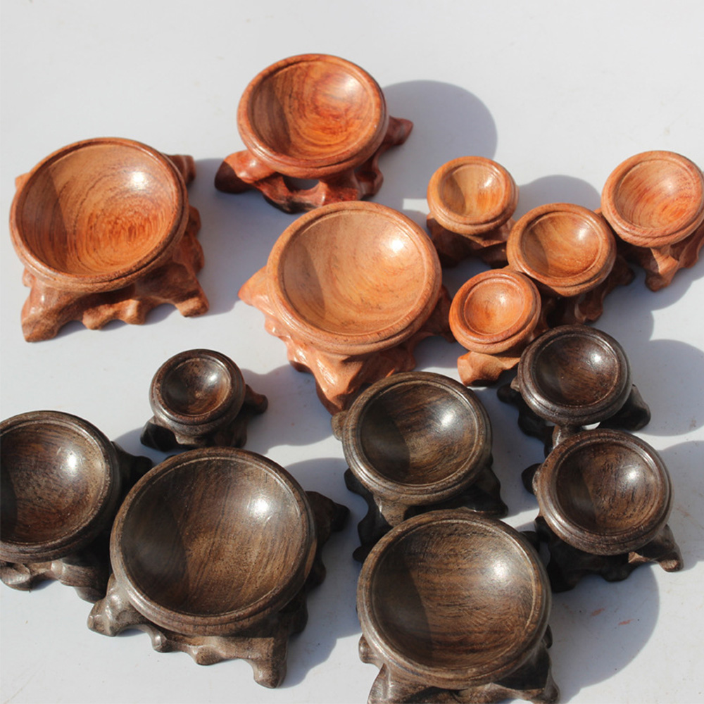 Home Decor Modern Organic - กรดสาขาไม้ขาตั้งฐานสําหรับคริสตัลบอลทรงกลมลูกโลกหินตกแต่งบ้าน