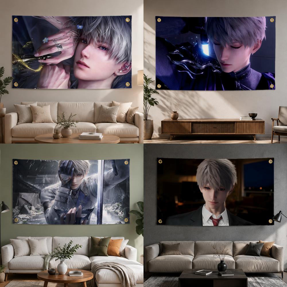Xavier Home Decor - ธงแฟชั่นลาย Xavier Love และ Deepspace สำหรับตกแต่งห้องนั่งเล่น