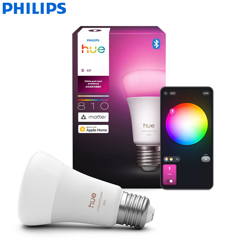 Philips Bulb Hue - หลอดไฟอัจฉริยะ Philips Hue E27 A60 810LM