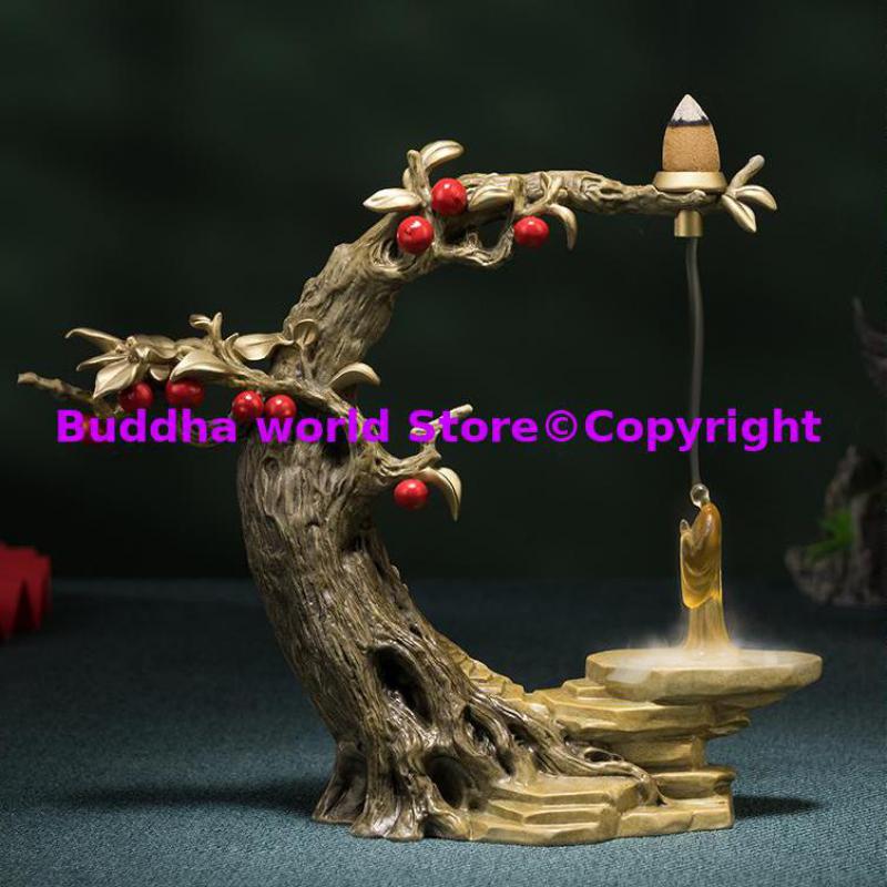 Home Decor Luxury - 50% off top ทองแดงแกะสลักพุทธศิลปะ Conception แปลงเป็นพระพุทธศาสนา