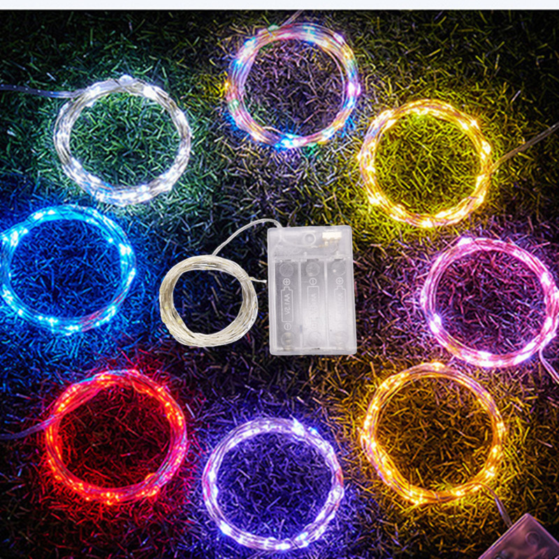 Fairy Lights Bedroom - ไฟ LED ประดับตกแต่ง ใช้แบตเตอรี่ สำหรับงานคริสต์มาส งานแต่งงาน