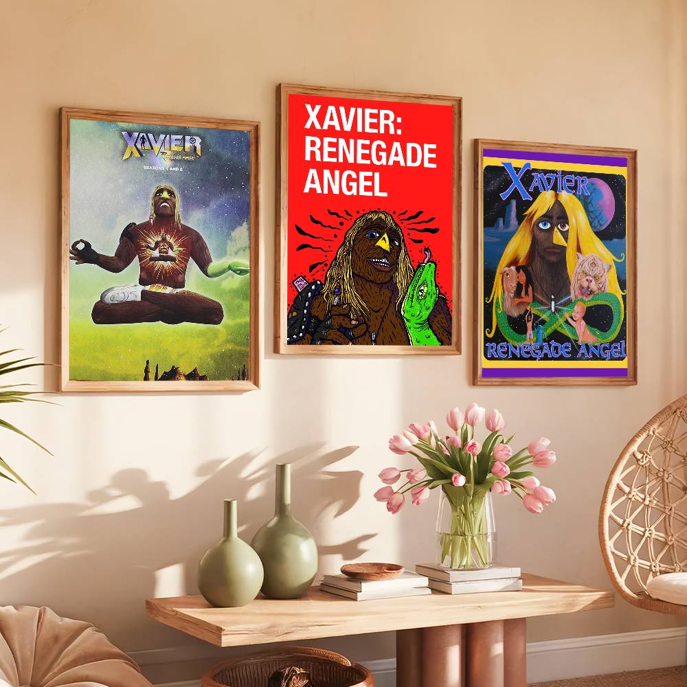 Xavier Home Decor - รายการทีวี ซาเวียร์ เรเนเกด แองเจิล โปสเตอร์พิมพ์ลายติดผนังเองได้ เหมาะสำหรับตกแต่งบ้าน