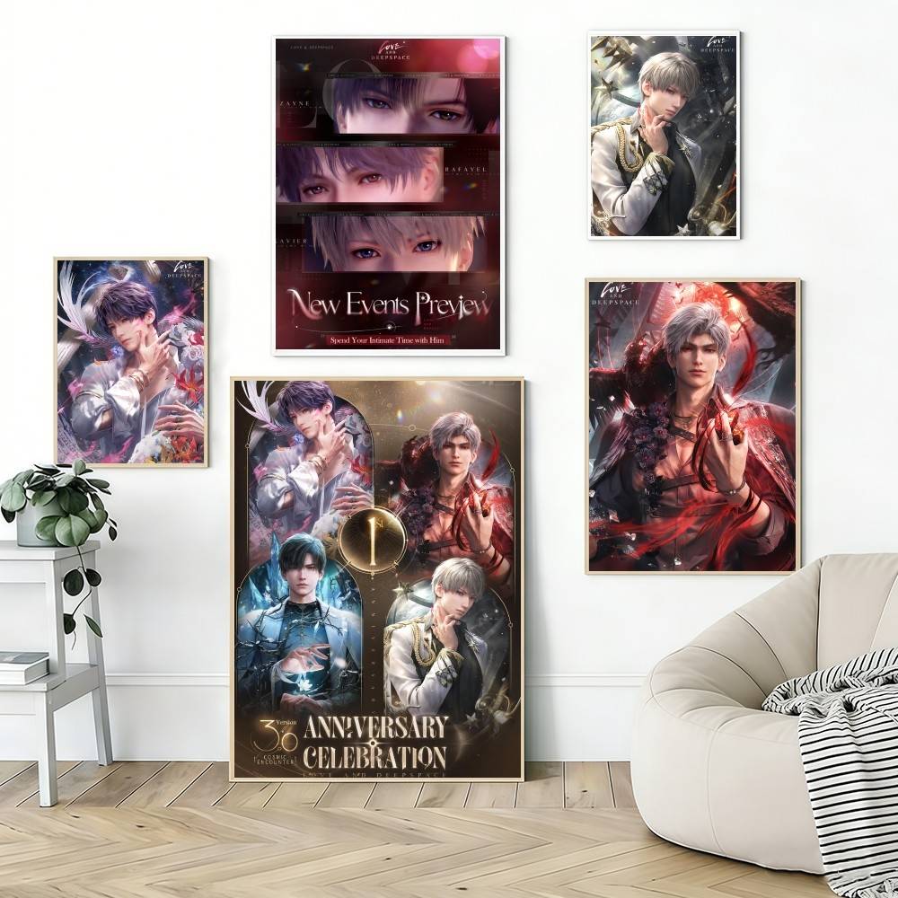 Xavier Home Decor - โปสเตอร์เกม LOVE AND DEEPSPACE ซิลัส ไซน์