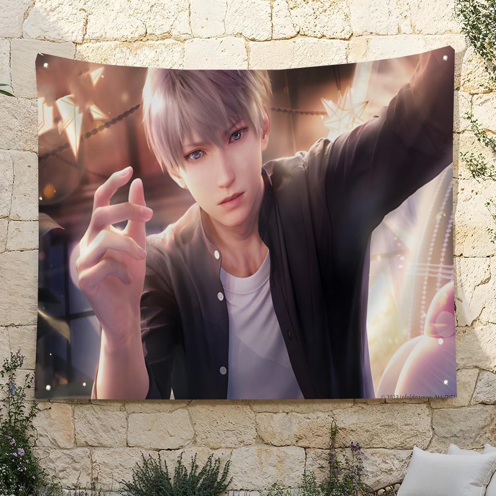 Xavier Home Decor - ธงตกแต่งบ้าน สนามหญ้า และสวน - ธงแขวนผนังในร่มและกลางแจ้ง L-Love