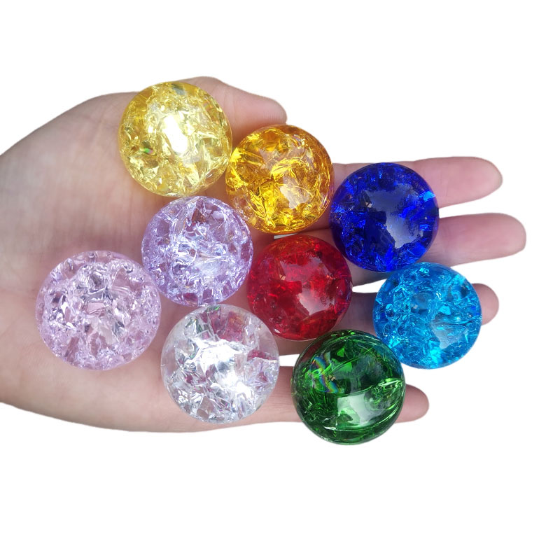 Home Decor Modern Organic - 9 สี 30 มม.คริสตัล ICE Crack