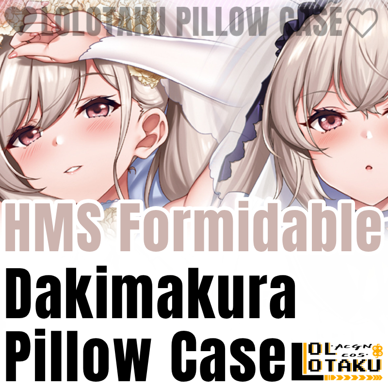 Home Decor Xmas - ปลอกหมอนข้าง HMS Formidable Dakimakura จากเกม Azur