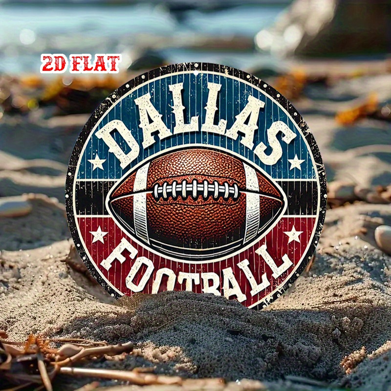 ป้ายอลูมิเนียมทรงกลมลายฟุตบอลด - Home Decor Dallas บทวิจารณ์และราคา