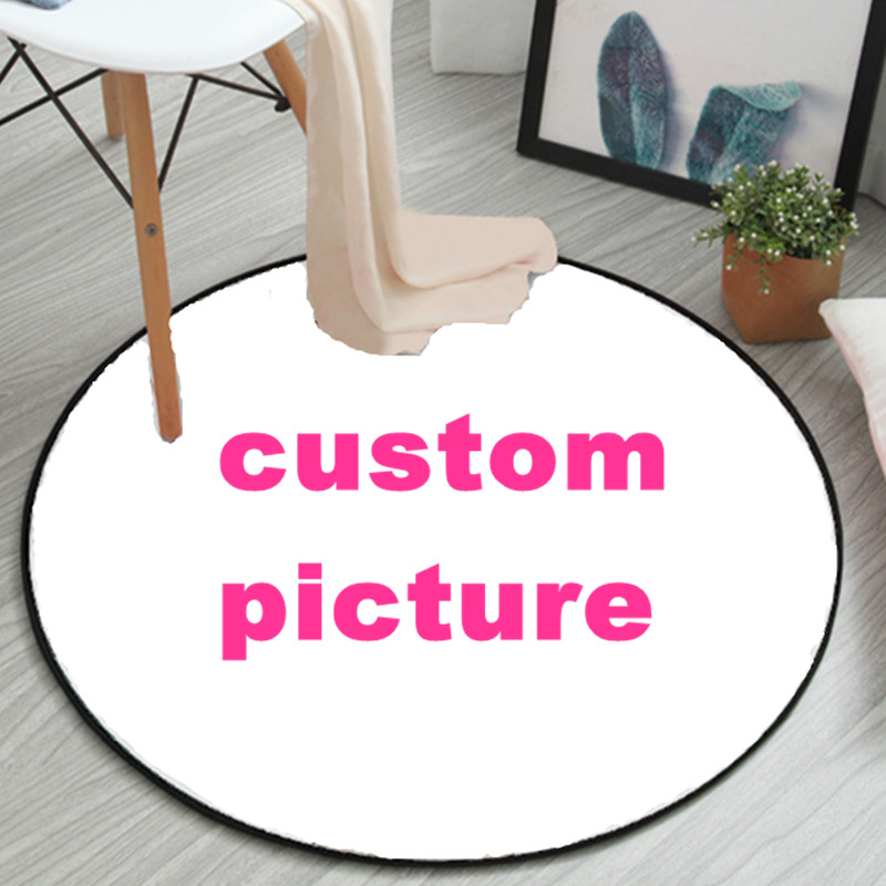 พรมปูพื้นทรงกลมกันลื่นสำหรับตก - Home Decor Logo Design บทวิจารณ์และราคา