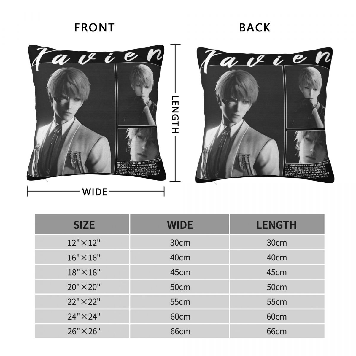 ปลอกหมอนอิง Xavier Love And De - Xavier Home Decor บทวิจารณ์และราคา