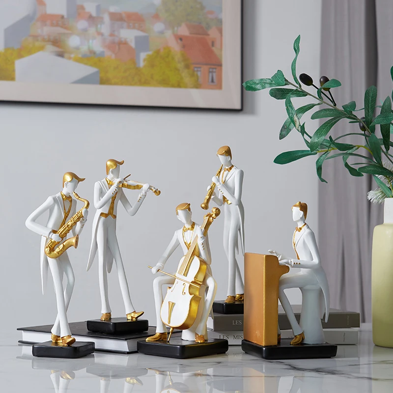 ตุ๊กตาจิ๋วรูปนักดนตรีสมัยใหม่  - Home Decor Modern Organic บทวิจารณ์และราคา
