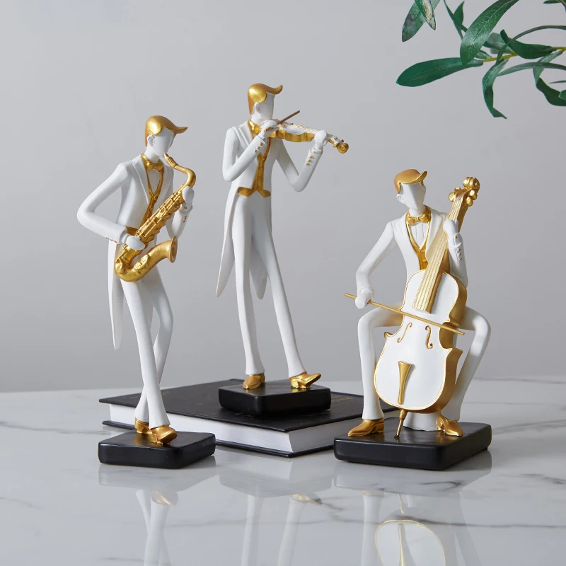 ตุ๊กตาจิ๋วรูปนักดนตรีสมัยใหม่  - Home Decor Modern Organic บทวิจารณ์และราคา