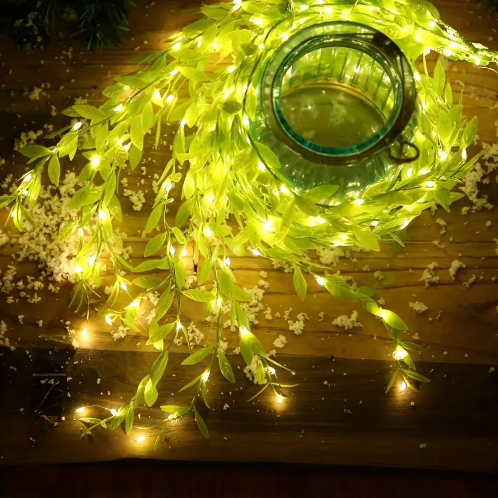พวงมาลัยต้นไม้ประดิษฐ์ ดอกไม้ป - Fairy Lights Bedroom บทวิจารณ์และราคา