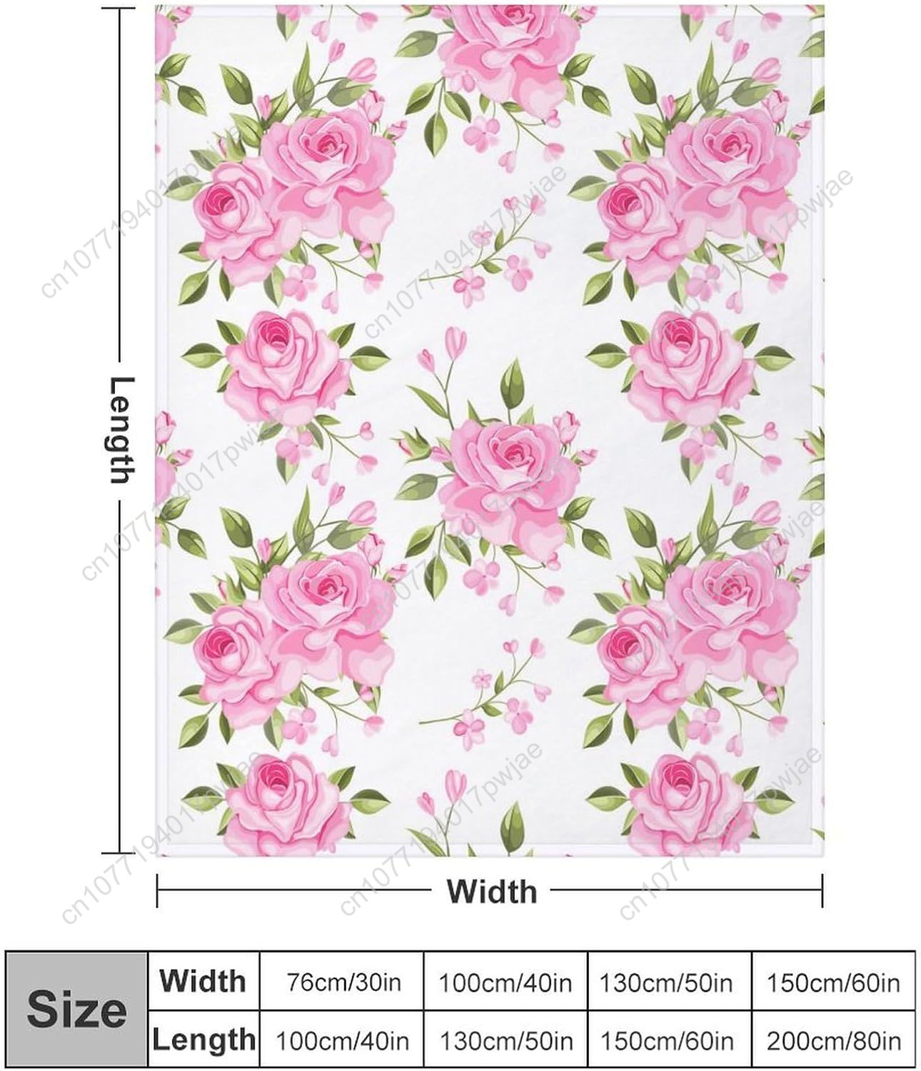 ผ้าห่มลายดอกไม้สีชมพู ของขวัญต - Home Decor Luxury บทวิจารณ์และราคา