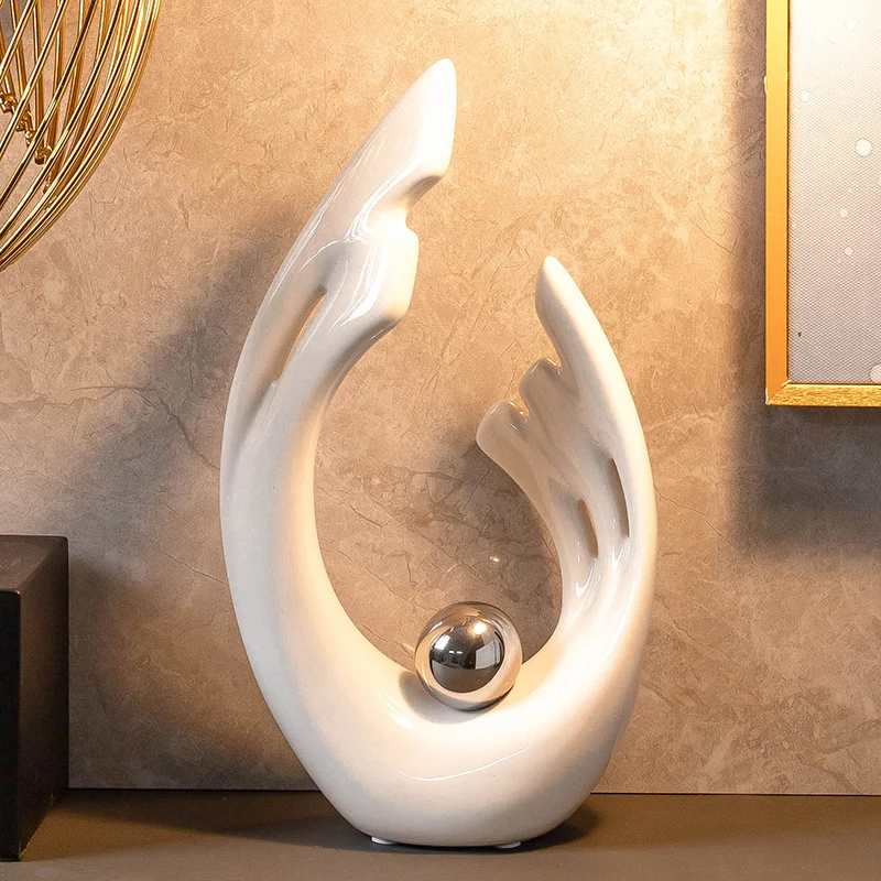 ของตกแต่งเซรามิกสีขาวทรงกลวงเร - Home Decor Modern Organic บทวิจารณ์และราคา