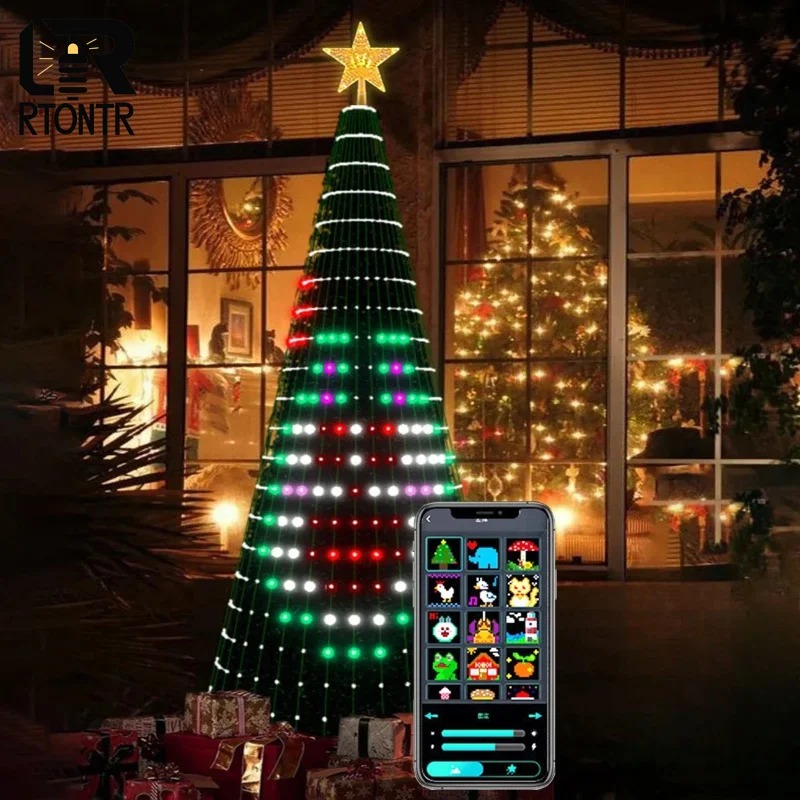 ไฟประดับต้นคริสต์มาสรูปดาว RGB - Home Decor Xmas บทวิจารณ์และราคา