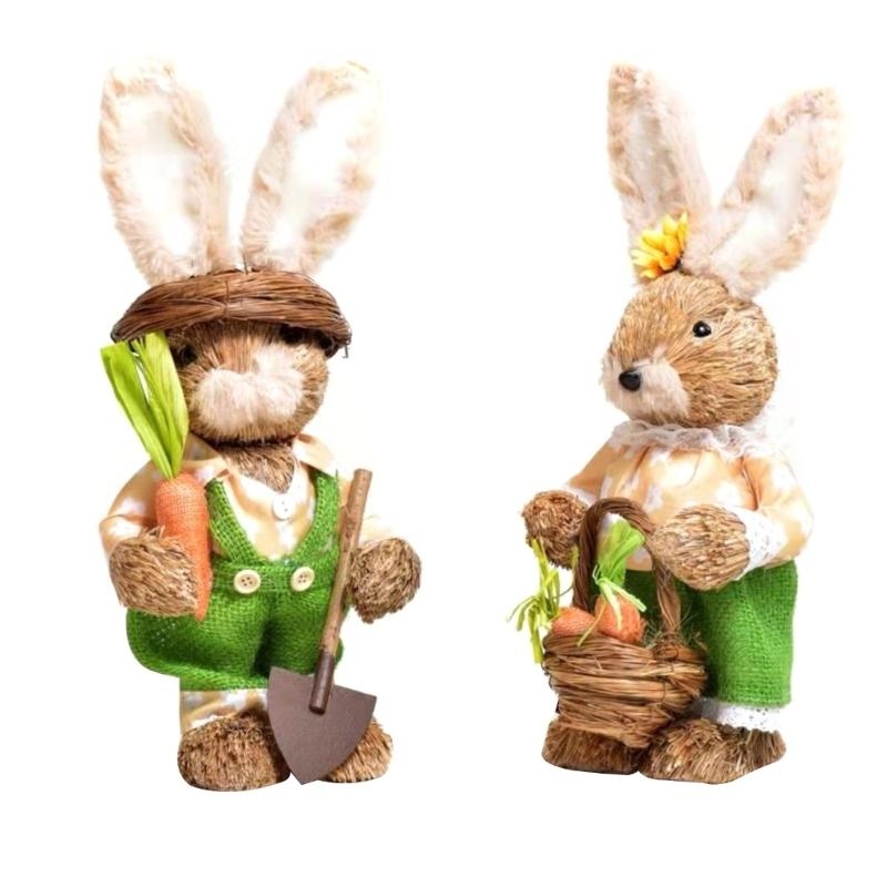 ฟางกระต่ายกระต่ายกระต่ายกระต่า - Home Decor Modern Organic บทวิจารณ์และราคา