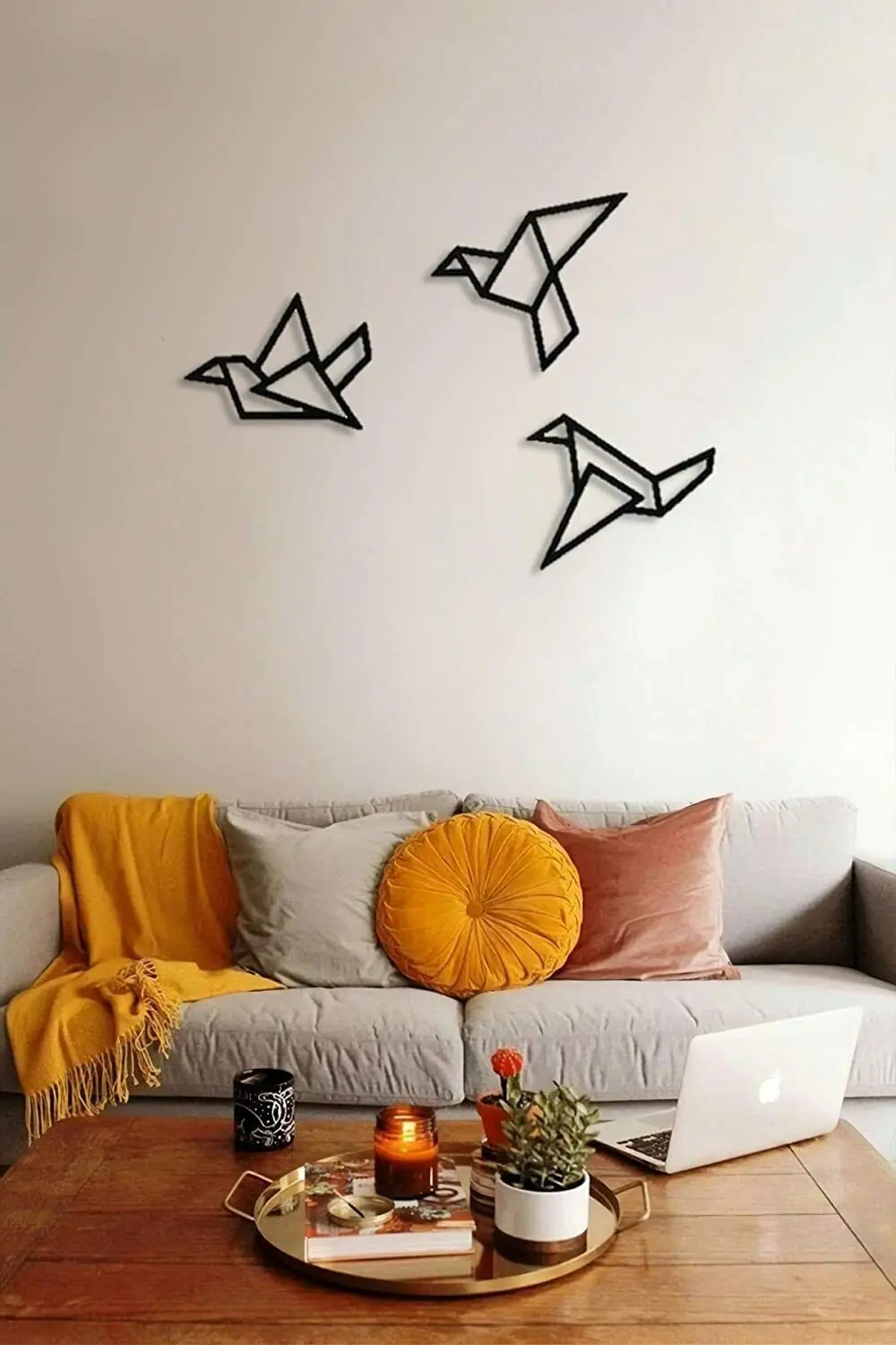 CIFBUY ชุดตกแต่งผนังรูปนก 3 ชิ - Home Decor Deals บทวิจารณ์และราคา