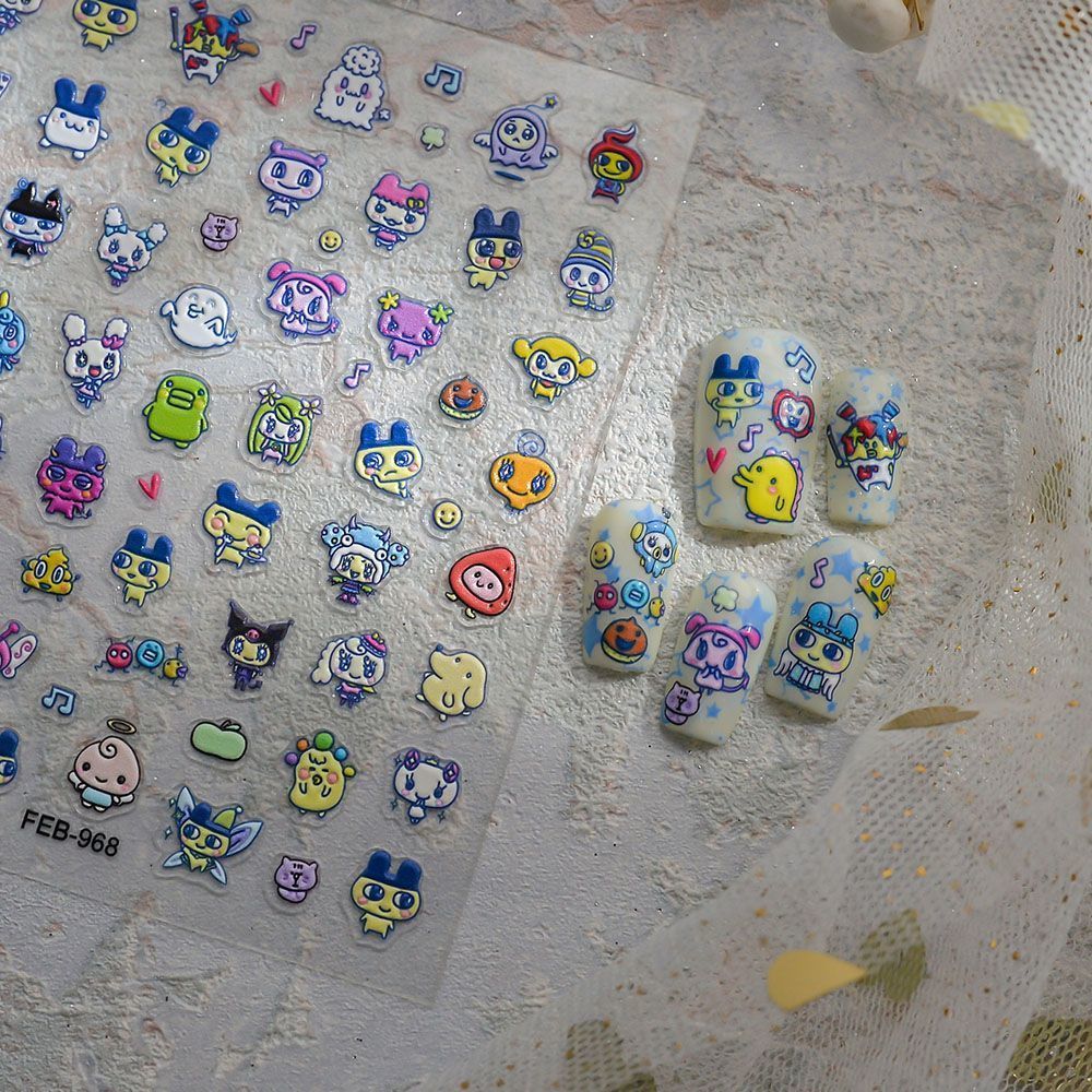 สติ๊กเกอร์ตกแต่งเล็บลายการ์ตูน - Home Decor Sticker บทวิจารณ์และราคา