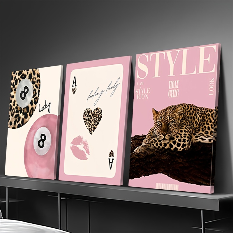 ภาพพิมพ์ศิลปะบนผืนผ้าใบลายเสือ - Home Decor Luxury บทวิจารณ์และราคา
