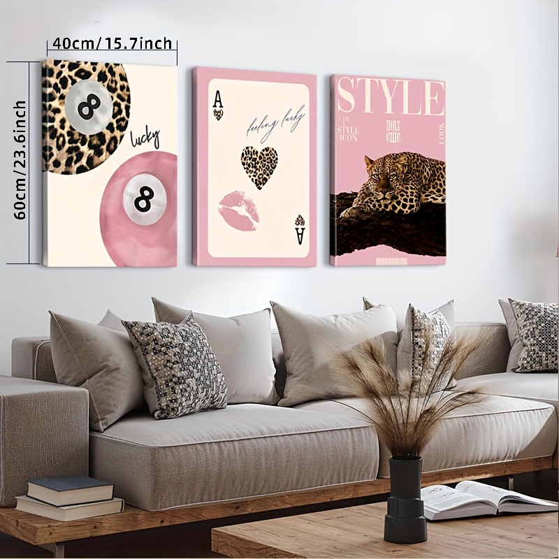 ภาพพิมพ์ศิลปะบนผืนผ้าใบลายเสือ - Home Decor Luxury บทวิจารณ์และราคา