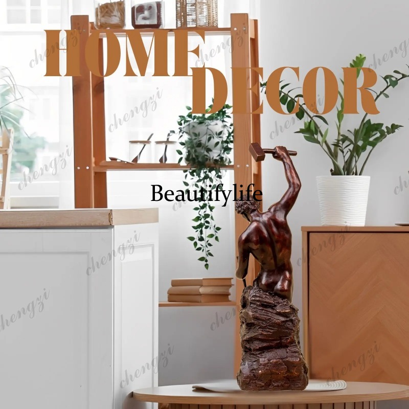 รูปปั้นบรอนซ์ A74 ขนาด 18.5 นิ - Home Decor Modern Organic บทวิจารณ์และราคา