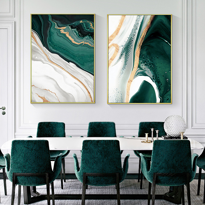 ภาพพิมพ์บนผ้าใบแบบไม่มีกรอบ 1  - Home Decor Luxury บทวิจารณ์และราคา