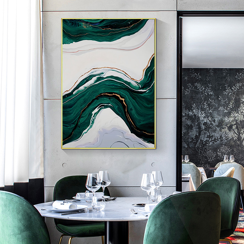ภาพพิมพ์บนผ้าใบแบบไม่มีกรอบ 1  - Home Decor Luxury บทวิจารณ์และราคา