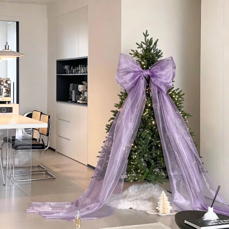 โบว์ผ้าก๊อซมุกเงางามสำหรับตกแต - Home Decor Exchange บทวิจารณ์และราคา